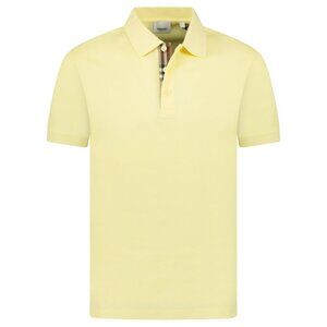 Burberry Men’s Hartford Cotton Polo T-shirt Frosted Lemon S 8104324